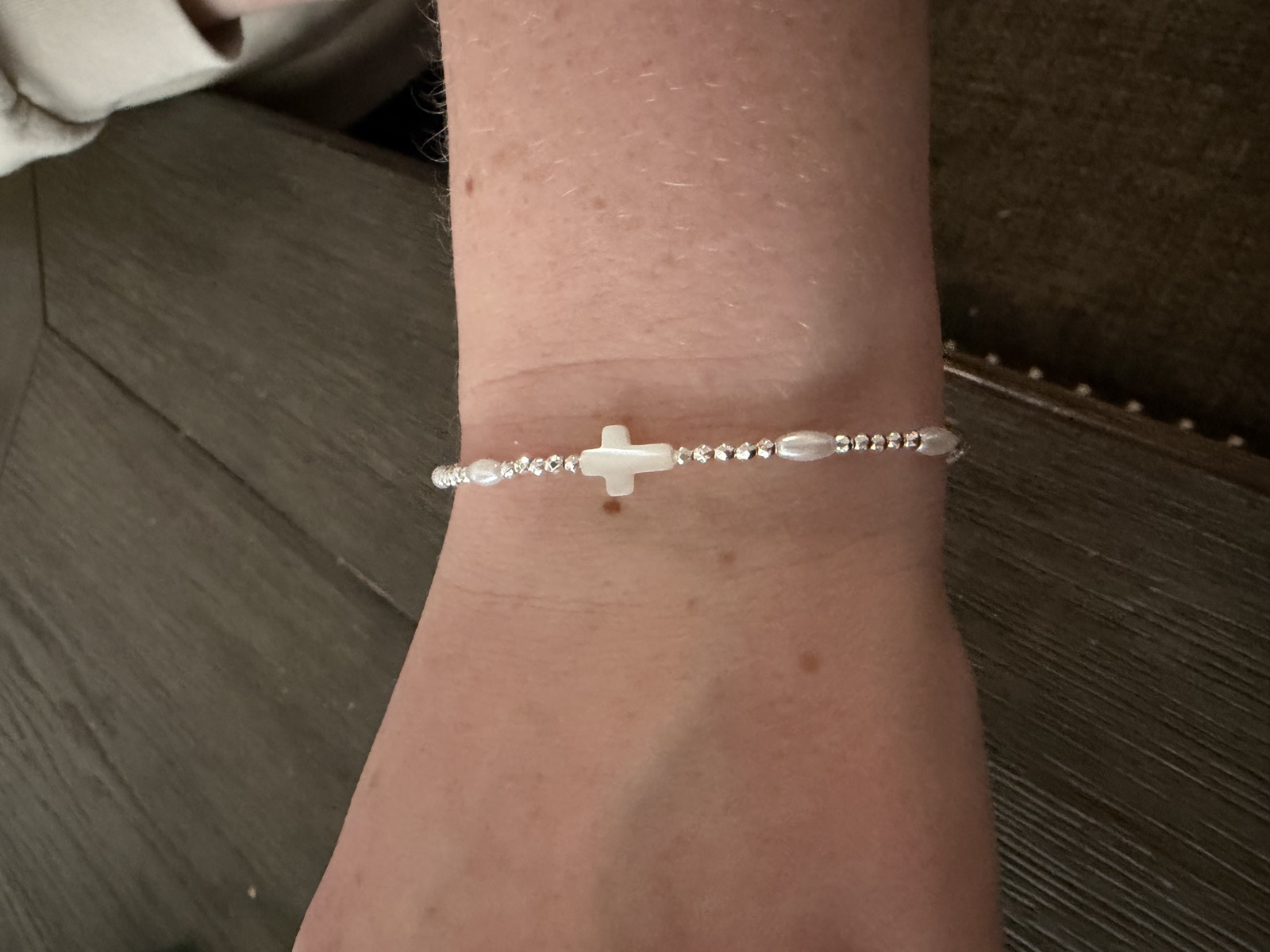 Handmade bracelet detail